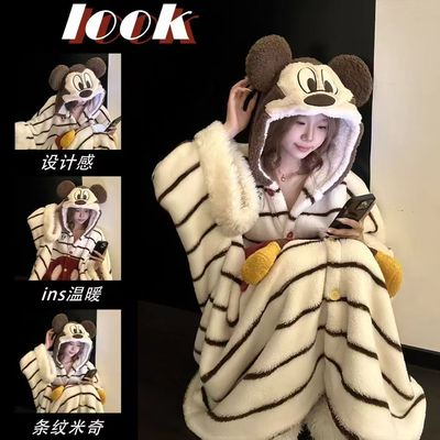秋冬季卡通米奇睡衣女2025新款卡