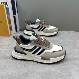 轻便软底阿甘鞋 新款 男士 运动休闲鞋 子 潮牌男鞋 加绒跑步鞋 2025冬季