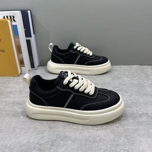 运动休闲增高小白潮鞋 男鞋 男款 潮流百搭低帮厚底板鞋 2025秋冬新款