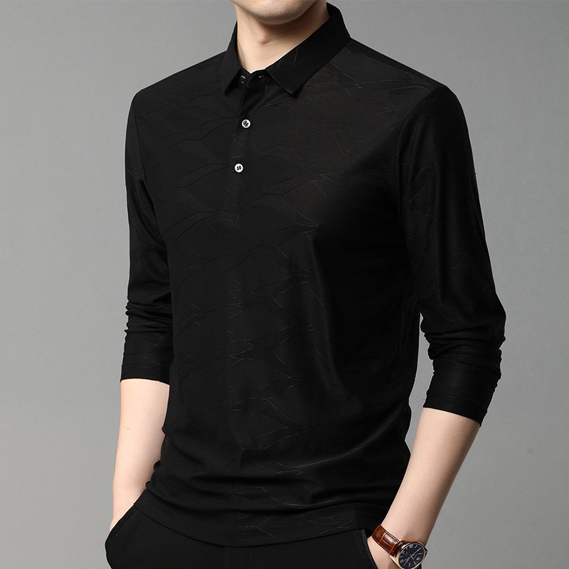 F3069钱塘2020-1秋冬莫代尔打底衫t恤纯色潮流长袖男士P80,男装T恤,钱塘207-1