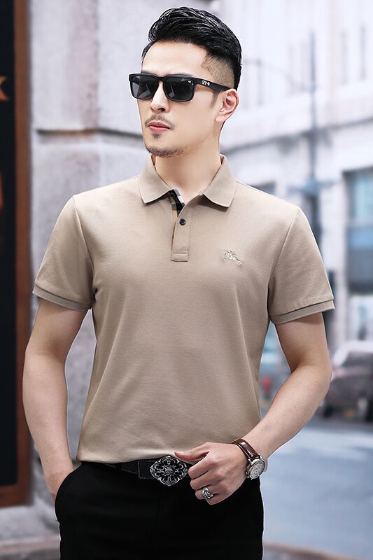 B21670钱塘2020-1夏季男士时尚短袖polo衫T恤翻领男装商务休闲P57,男装T恤,钱塘207-1