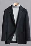 J690钱塘2020-1冬季毛呢西装男士冬季羊毛外套西服休闲商务P310，男装西服，钱塘207-1