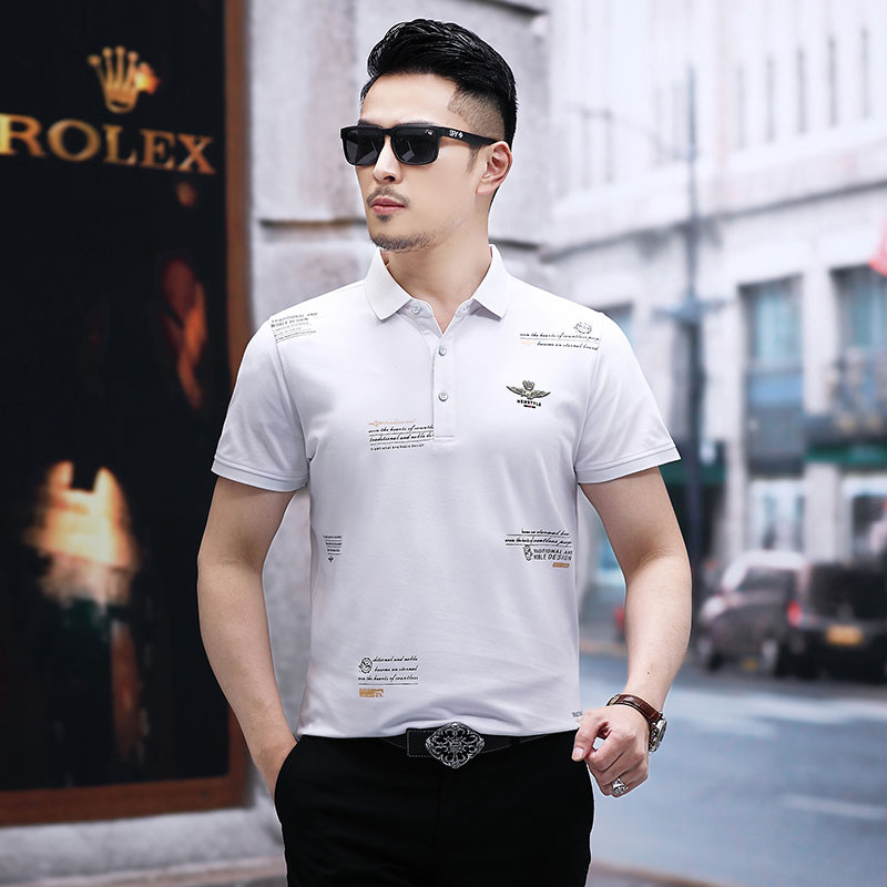 B8311钱塘2020-1夏季男士时尚短袖polo衫T恤翻领男装商务休闲P58图片