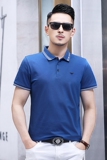 B21607钱塘2020-1夏季男士时尚短袖polo衫T恤翻领男装商务休闲P57，男装T恤，钱塘207-1