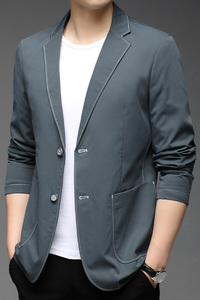F3313钱塘2020-1秋季男士薄款休闲西服小西装上衣外套P175图片