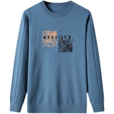 B7632钱塘2020-1秋冬男士毛衣打底衫长袖秋季薄款休闲圆领P100，男装针织衫/毛衣，钱塘207-1