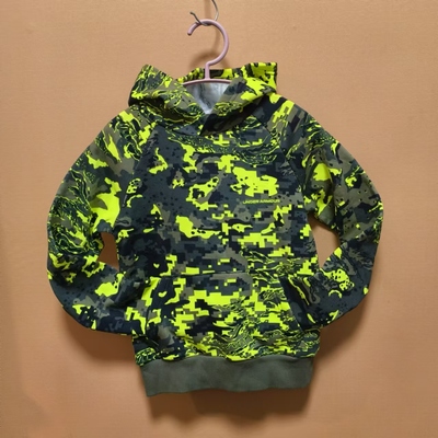 安德玛儿童男童秋冬加绒连帽卫衣