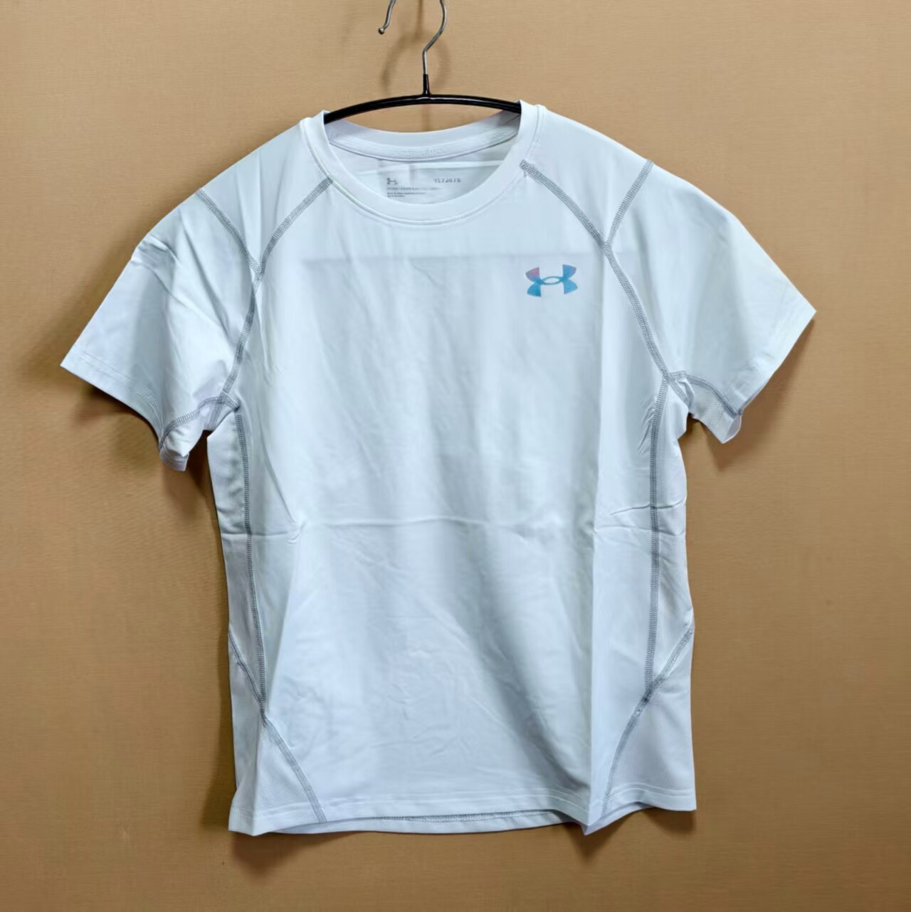 安德玛儿童男童夏季速干短袖T恤圆领吸湿透气运动短袖 微瑕处理