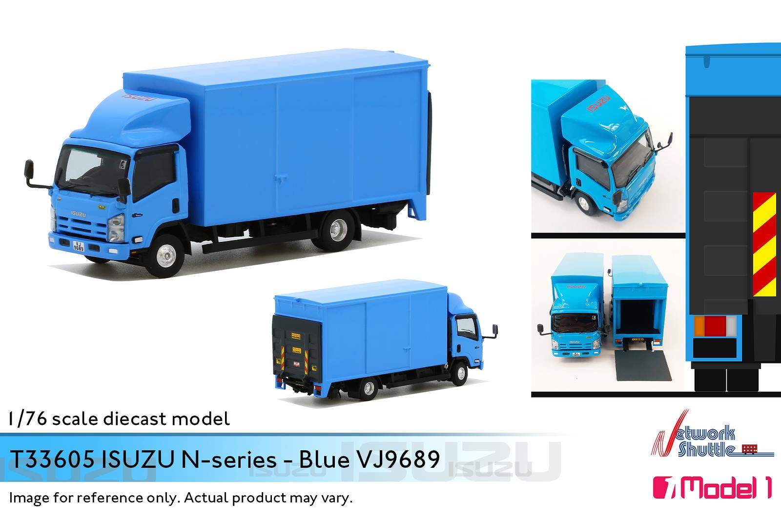 1/76 isuzu n-series 密斗貨車 - vj9689 (藍色)