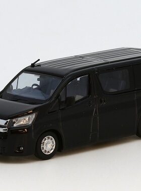 1/64 豐田Toyota Hiace 300最新款海獅黑色合金彷真模型玩具