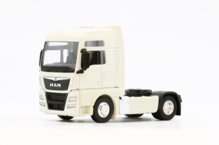 1:64 威利MAN拖頭貨車白色模型仿真合金玩具精品新品WELLY