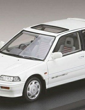 1/43本田Honda Civic恩域 Si (EF 3) 白色新品汽車樹脂模型精品