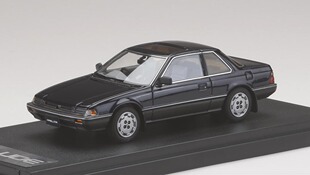 1/43 本田Honda Prelude XX (AB1) 1986 午夜藍 樹脂汽車模型擺件