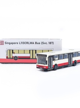 1/120 新加坡巴士 Scania L113CRL 兀蘭 武吉巴督西187金屬模型