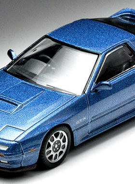TOMYTEC合金車模型LV-N192b馬自達Savanna RX-7 GT-X藍色新品
