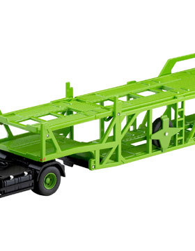 TOMYTEC  LV-N225a 五十鈴 810EX Car 綠色合金運車貨車成品模型