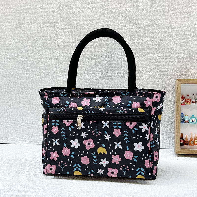 防水女士休闲包包妈咪手提包出门带娃拉链包中年妈妈上班手拎袋子