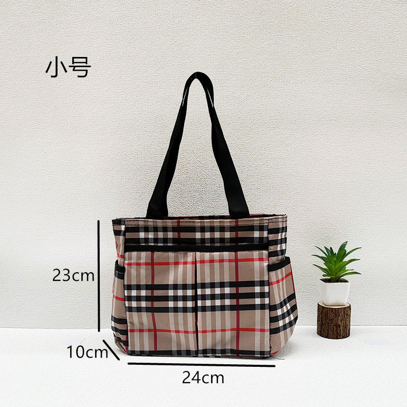 2024新款女包防水牛津布手提包女士上班单肩百搭母婴包便携妈咪包