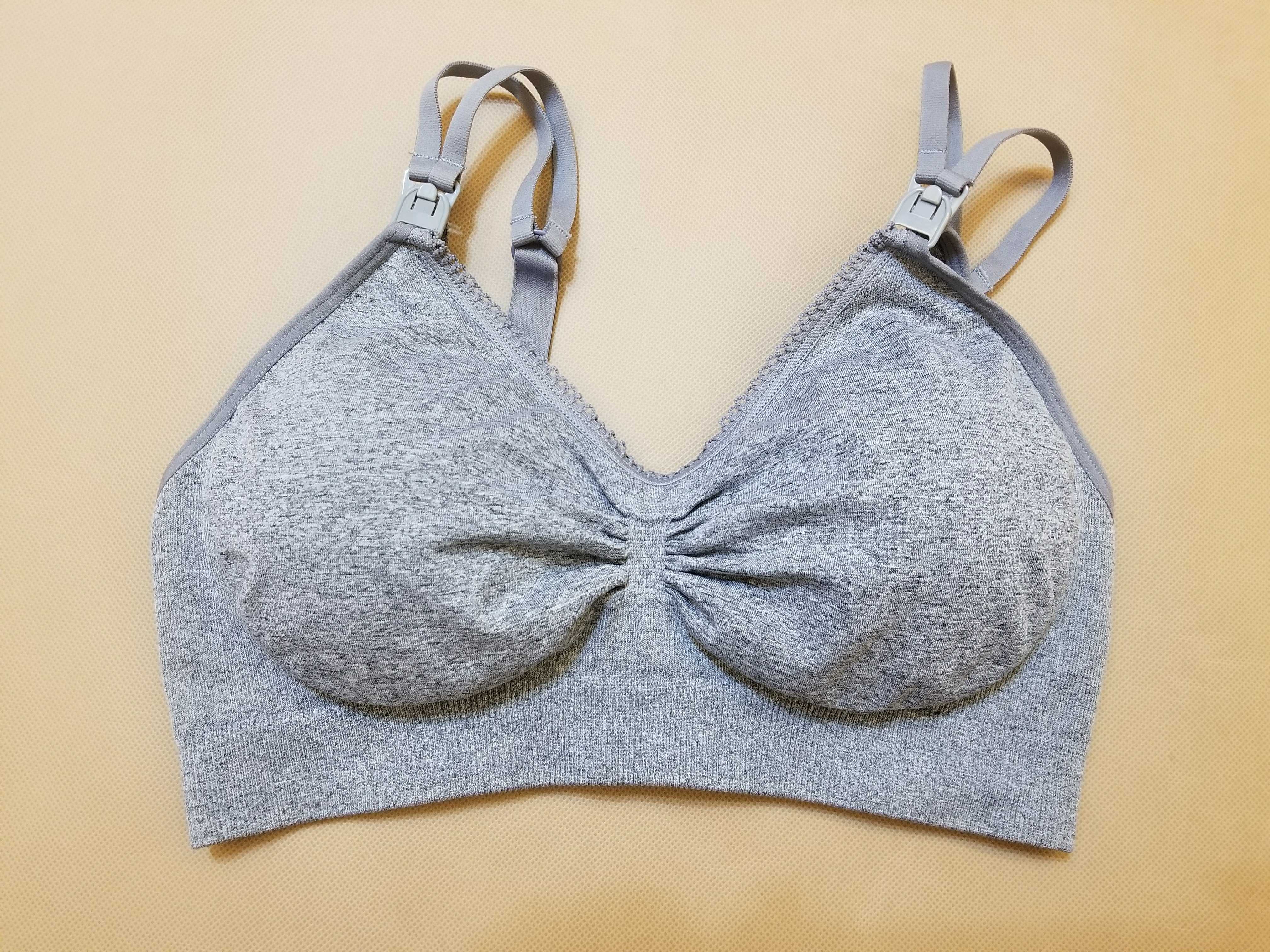 无缝上开扣孕妇内衣哺乳文胸