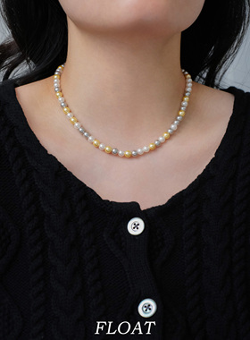 浮漾FLOAT女珍珠项链高级锁骨链