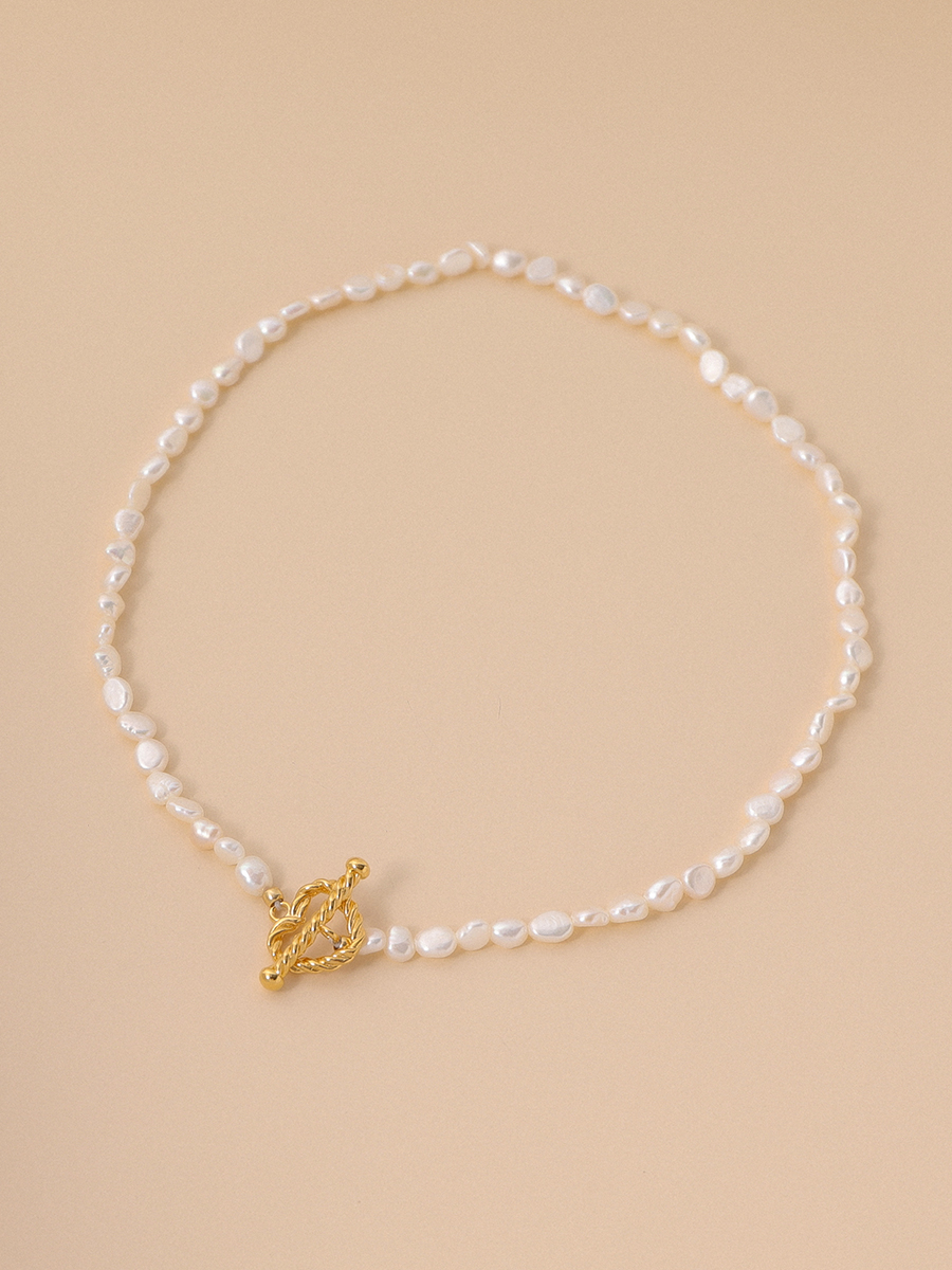 FLOAT珍珠项链浮漾女法式宫廷风