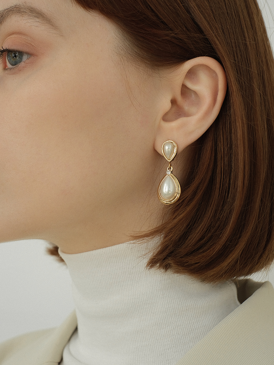 浮漾FLOAT复古宫廷风耳饰女优雅