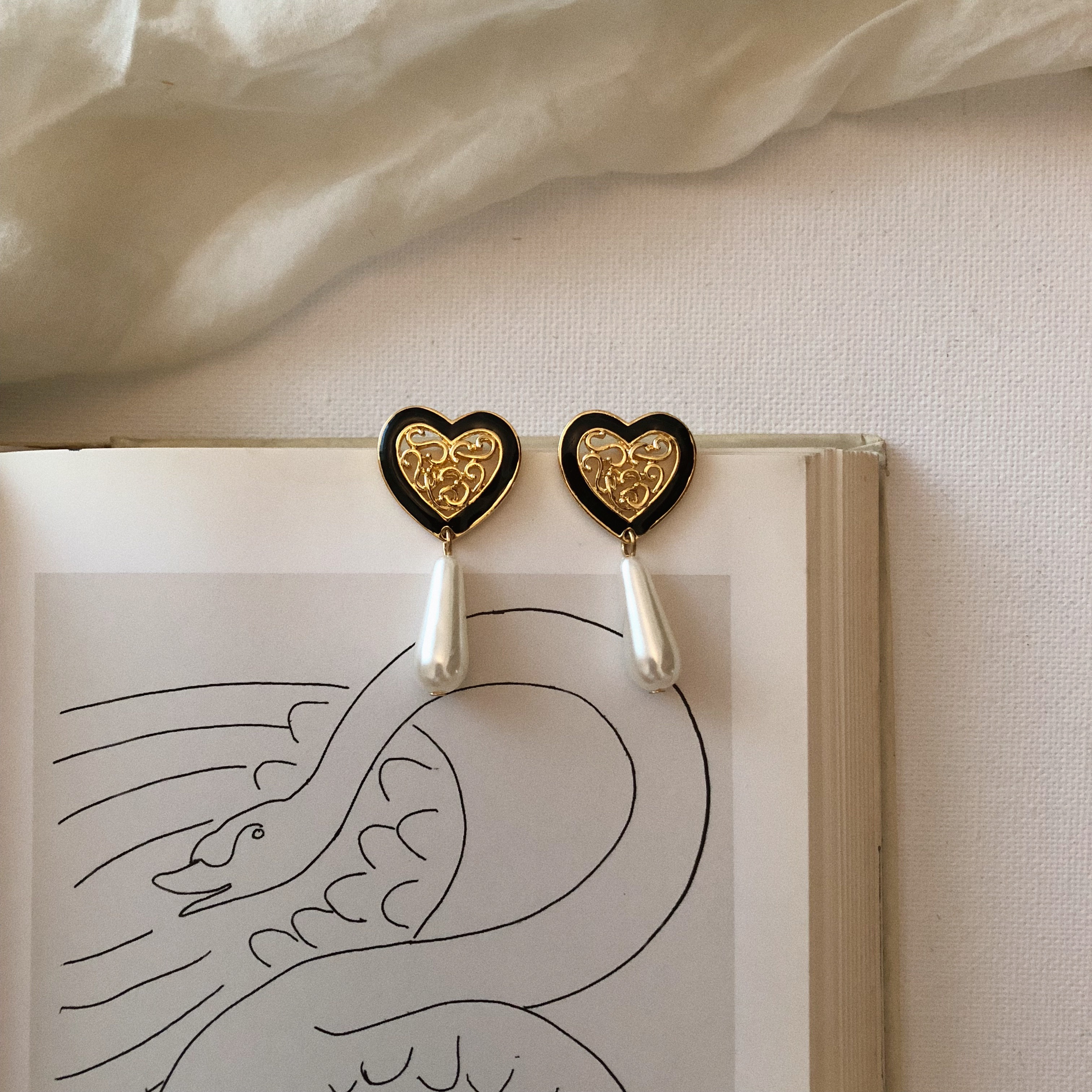 浮漾float古董风复古水滴吊坠