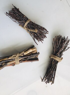 手工小捆桦树细树枝天然干枝树枝装饰 zakka自然系摄影道具摆件