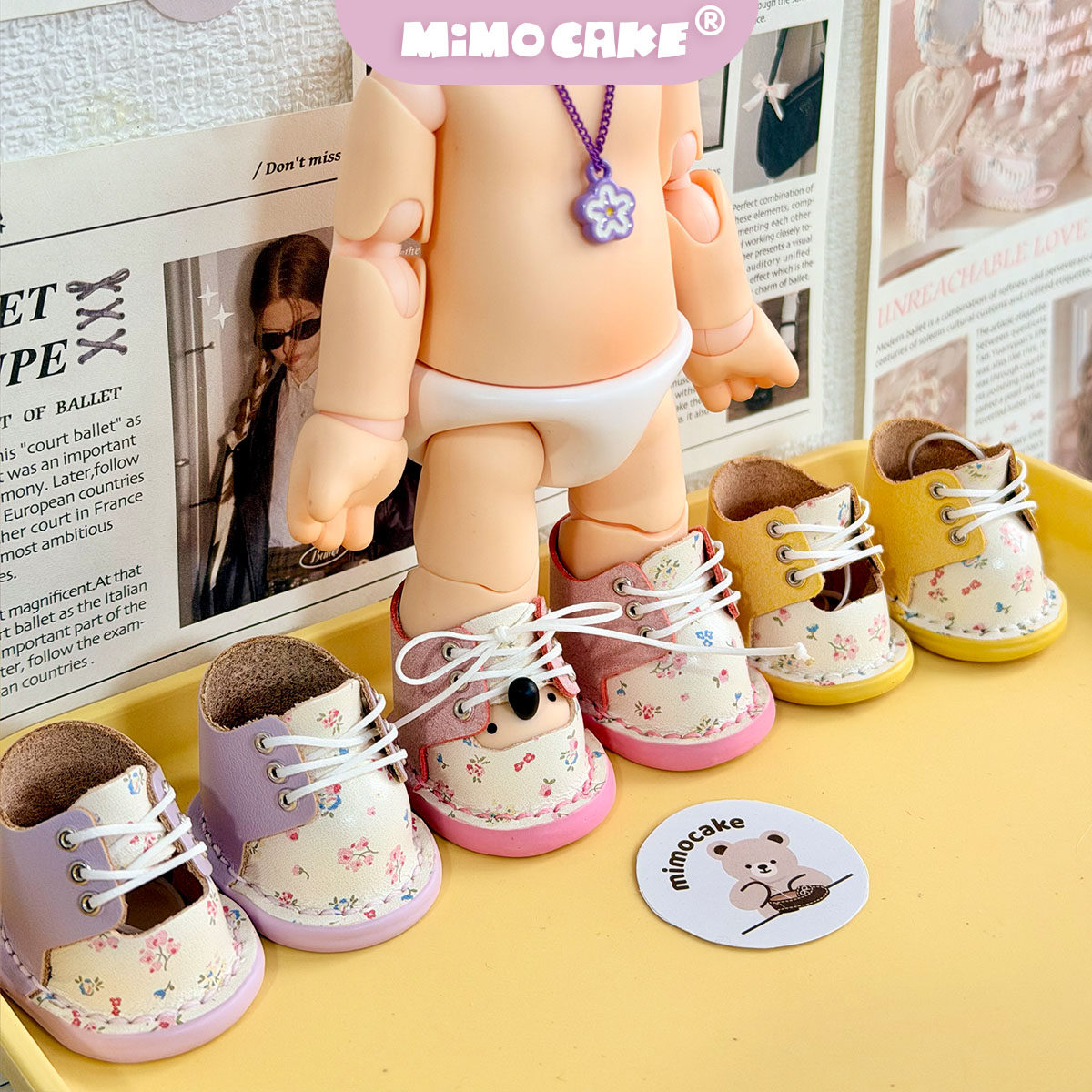 mimocake嘎子姐手工定制娃鞋子