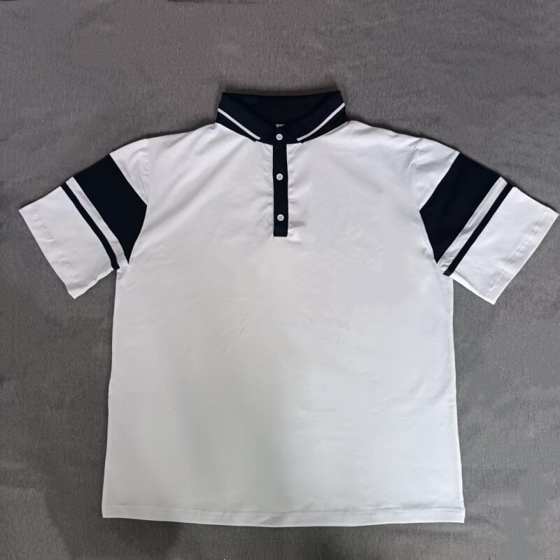 定做夏季男女校服同款运动短袖图片