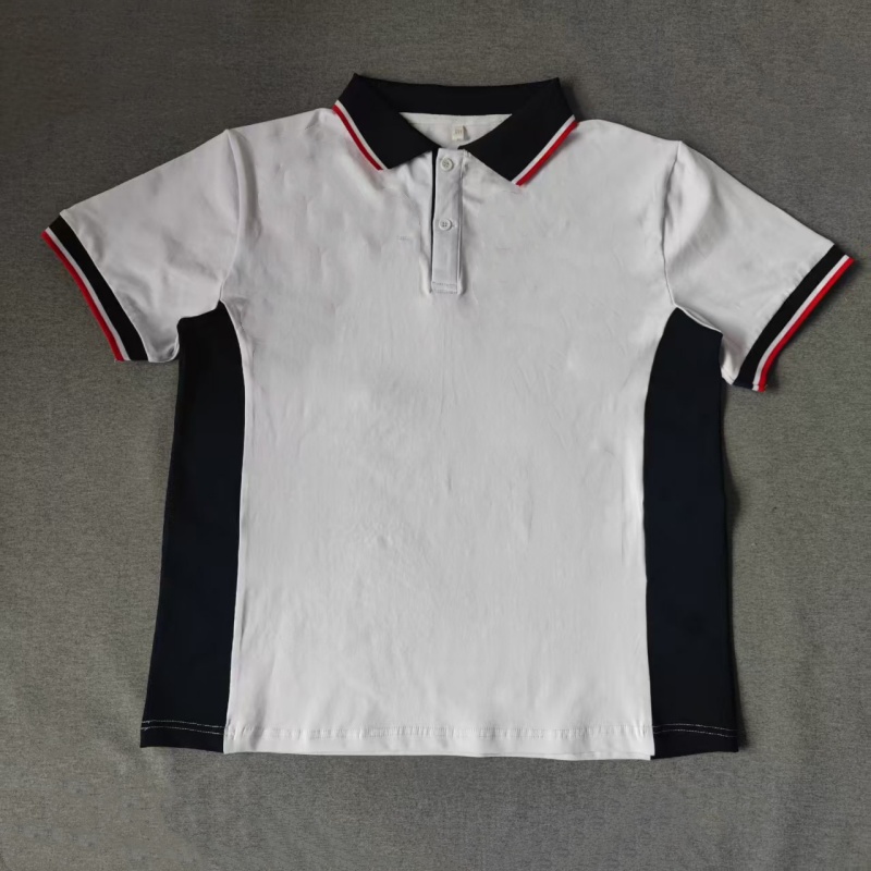定做夏季男女校服同款运动短袖