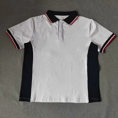 定做夏季男女校服同款运动短袖
