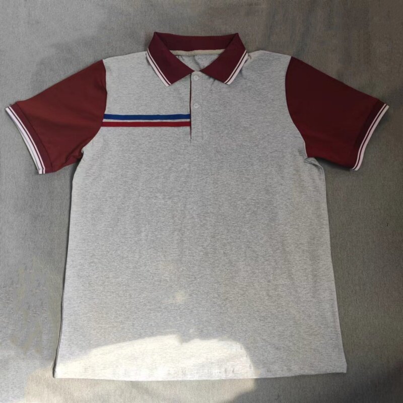 定做夏季男女校服同款运动短袖图片
