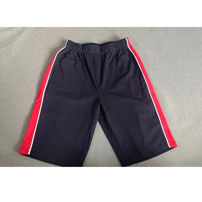 定做夏季男女校裤同款运动短裤藏蓝色拼宽红条加白细伢子运动短裤,女装/女士精品,休闲裤,淘宝优惠券,粉丝福利购,淘宝优惠卷