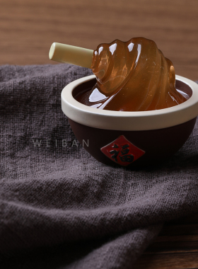 老式麦芽糖冰箱贴磁贴3D立体食物