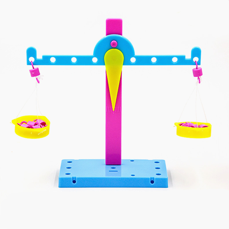 自制天平秤制作发明儿童diy玩具创意小学生杠杆天平自制教具材料