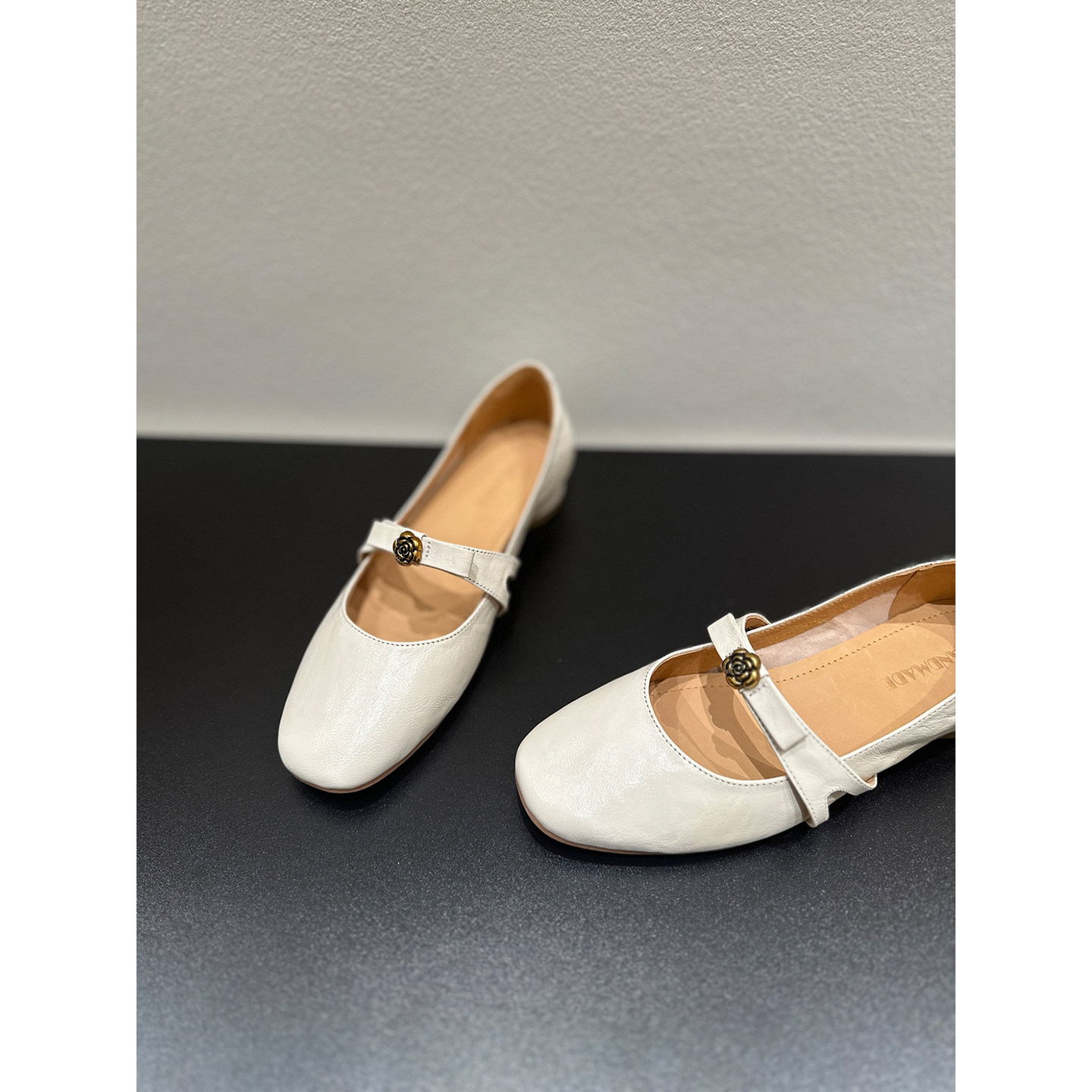 TMEIXI出口单一字带玛丽珍鞋女春平底芭蕾风金扣奶奶鞋不累脚单鞋,女鞋,玛丽珍鞋,淘宝优惠券,粉丝福利购,淘宝优惠卷