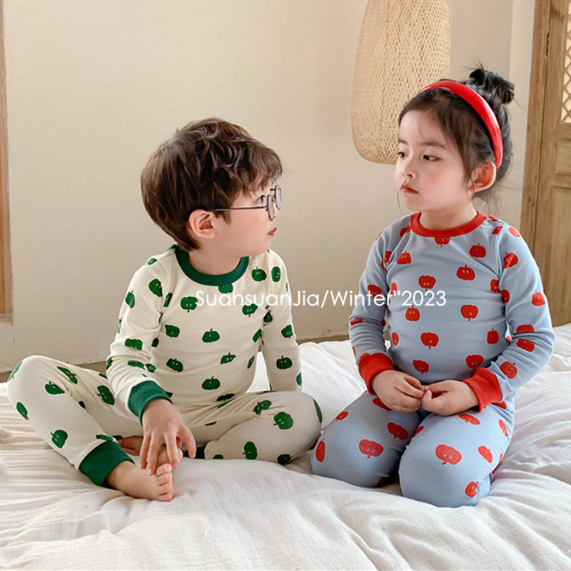 韩系童装儿童纯棉内衣套装秋季新品男女童家居服宝宝秋衣秋裤睡衣,童装/婴儿装/亲子装,套装,淘宝优惠券,粉丝福利购,淘宝优惠卷