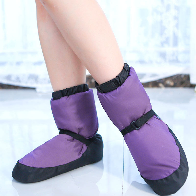 笛雀儿秋冬舞蹈保暖靴男女芭蕾