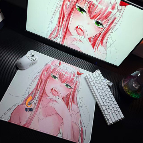 线稿动漫鼠标垫二次元电竞游戏EVA02学生电脑电竞小号便携防滑垫