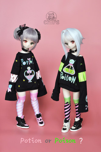 【CHIPS】【完售展示】魔法瓶双子卫衣 MDD 四分 娃衣套装