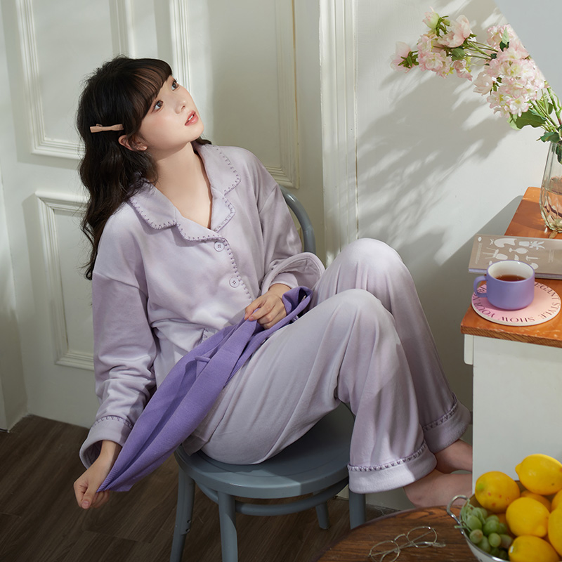 马克公主女海岛绒甜美睡衣