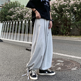 2024秋复古街头个性灯笼裤阔腿抽绳宽松束脚裤男女款102B-K353P40，男装休闲裤，星座102B