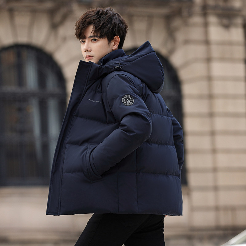 冬羽绒服男连帽渐变加厚工装外套情侣羽绒衣外套102B-Y232P175,男装羽绒服,星座102B