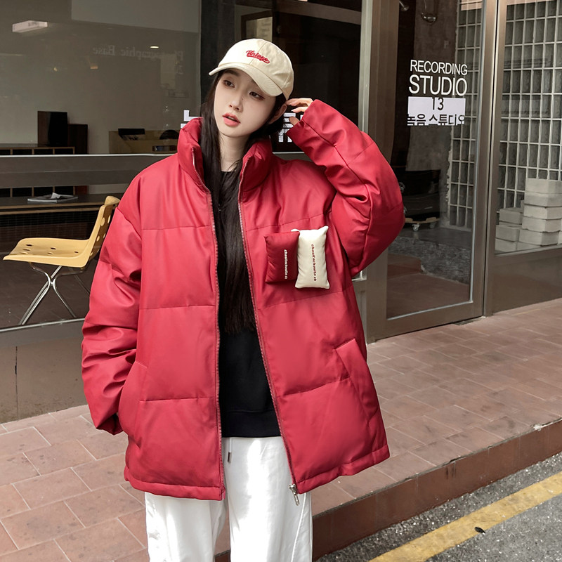 加厚潮字母挂件PU防水防风情侣短款宽松羽绒服男女102B-Y5918P165,男装羽绒服,星座102B