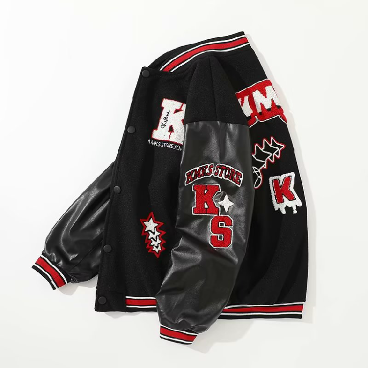 美式棒球服男女穿搭高街设计小众ins潮夹克情侣外套102B-W854P85,男装夹克,星座102B