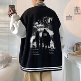 秋2025潮牌棒球服外套潮流韩版宽松百搭夹克上衣102B-W8677P68，男装夹克，星座102B