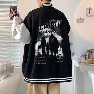 秋2025潮牌棒球服外套潮流韩版宽松百搭夹克上衣102B-W8677P68图片