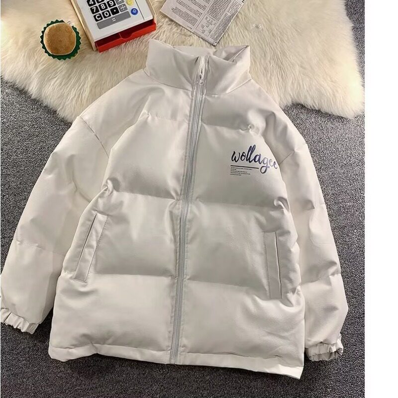 潮牌pu皮棉衣外套港风潮流棉服加厚棉袄宽松面包服102B-M3088P105,男装棉衣,星座102B