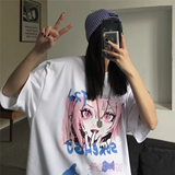 *已注册纯棉广货韩INS学院卡通宽创意T恤男女102B-T8512P40，男装T恤，星座102B